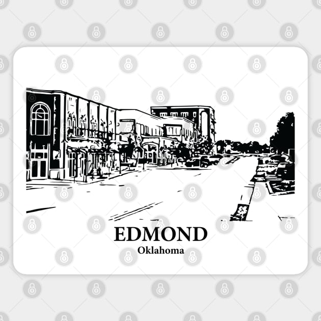 Edmond - Oklahoma Magnet by Lakeric
